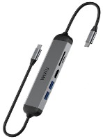 Разветвитель WiWU Alpha 521 Gray