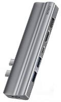 Разветвитель WiWU T9 Hub Gray