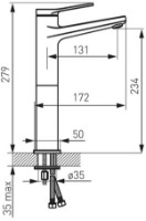 Baterie lavoar Ferro Stratos BSC2L imaginea #2 — magazin online Desire.md