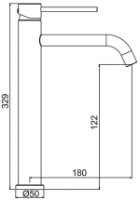 Смеситель для умывальника Frap F10807- 2 фото №2 — интернет-магазин Desire.md