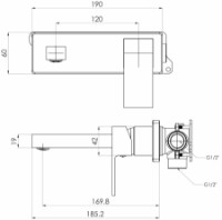 Baterie lavoar Imprese Karlov f03507601AC imaginea #2 — magazin online Desire.md