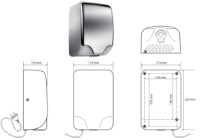 Uscător de mâini Bemeta Hotel (924224131) imaginea #2 — magazin online Desire.md