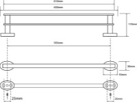 Держатель для полотенец Bemeta Omega (104104052) фото №2 — интернет-магазин Desire.md