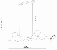 Люстра Tk-Lighting TK-5666 фото №3 — интернет-магазин Desire.md