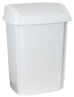 Coș de gunoi Plast Team Swing 1342 10L White imaginea #1 — magazin online Desire.md
