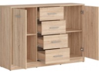 Комод Gerbor Nepo 2D4S Дуб Сонома фото №3 — интернет-магазин Desire.md