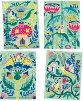 Set de carduri răzuibile Djeco Fantasy Garden DJ09719