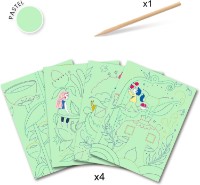 Набор скретч-карт Djeco Fantasy Garden DJ09719 фото №2 — интернет-магазин Desire.md