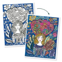 Set de pagini de colorat Djeco Floraison DJ08692 imaginea #2 — magazin online Desire.md