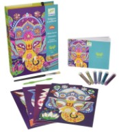 Набор для декорирования Djeco Glitter animals DJ09502