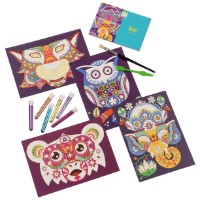 Набор для декорирования Djeco Glitter animals DJ09502 фото №3 — интернет-магазин Desire.md