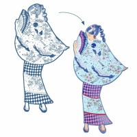 Carte de colorat pentru copii Djeco Laura & Friends DJ09550 imaginea #3 — magazin online Desire.md