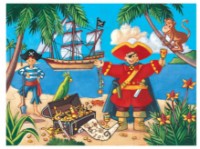 Puzzle Djeco 36 The Pirate and the Treasure DJ07220