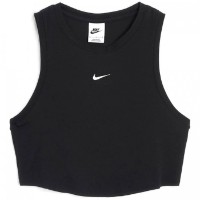 Bustieră Nike W Nsw Essntl Rib Crp Tank Black/Sail, s.XL