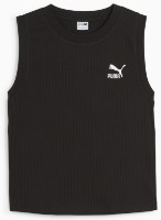 Женская майка Puma Classics Ribbed Relaxed Tank Puma Black, s.M фото №1 — интернет-магазин Desire.md