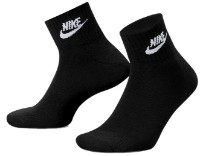 Ciorapi pentru bărbați Nike U Everyday Essential Ankle Socks 3 Pairs Black, s.L