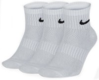 Ciorapi pentru bărbați Nike U Everyday Lightweight Training Ankle Socks 3 Pairs White, s.L