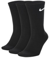 Ciorapi pentru bărbați Nike U Everyday Lightweight Training Crew Socks 3 Pairs Black, s.M
