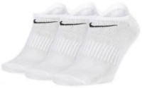 Ciorapi pentru bărbați Nike U Everyday Lightweight Training No-Show Socks 3 Pairs White, s.L
