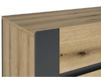 Шкаф Magnusplus Combo CO7 596x2000x421 Gri Grafit/Stejar Evoke Coast фото №2 — интернет-магазин Desire.md