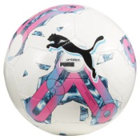 Мяч футбольный Puma Orbita 6 Ms Puma White/Poison Pink/Luminous Blue/Black 5