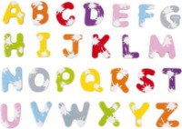 Счетный материал Janod Set of Splash Letters 52pcs J09612