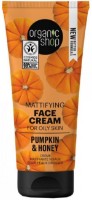 Cremă pentru față Organic Shop Mattifying Cream Pumpkin & Honey 50ml imaginea #1 — magazin online Desire.md