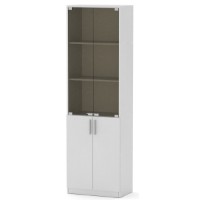 Vitrină Компанит КШ-6 (Комплект) Nimfeia Alb