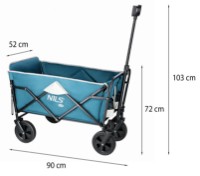 Тележка кемпинговая Nils NC1606 фото №8 — интернет-магазин Desire.md