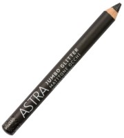 Карандаш для глаз Astra Jumbo Glitter Eye Pencil 31 Black Sheen