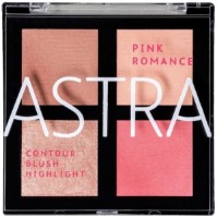 Paletă pentru conturul Astra Pink Romance 02 Contour Blush Highlight