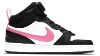 Ботинки детские Nike Court Borough Mid 2 Gs Black/White/Sunset Pulse, s.38 фото №8 — интернет-магазин Desire.md