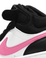 Ботинки детские Nike Court Borough Mid 2 Gs Black/White/Sunset Pulse, s.40 фото №5 — интернет-магазин Desire.md