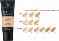 Тональный крем для лица Golden Rose Matte Perfection Foundation W3 фото №2 — интернет-магазин Desire.md