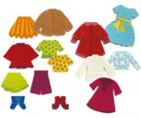 Haine si accesorii pentru păpuși Djeco CleoTricot DJ01697 imaginea #2 — magazin online Desire.md