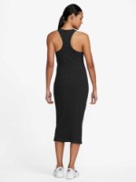 Женское платье Nike W Nsw Nk Chll Knt Rib Midi Drs Black, s.M фото №2 — интернет-магазин Desire.md