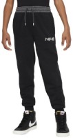 Pantaloni spotivi pentru copii Nike K Nsw Amplify Club Jogger Black/Dark Smoke Grey/White, s.S imaginea #1 — magazin online Desire.md