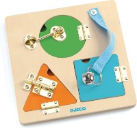 Бизиборд Djeco LockBasic DJ06213 фото №2 — интернет-магазин Desire.md