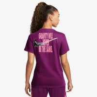 Женская футболка Nike W Nk Df Swoosh Fly Grx Tee Violet Mist, s.S фото №4 — интернет-магазин Desire.md