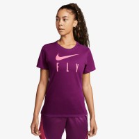 Tricou de dame Nike W Nk Df Swoosh Fly Grx Tee Violet Mist, s.XS imaginea #3 — magazin online Desire.md