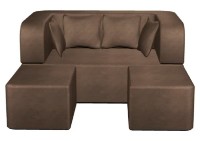 Canapea fara rama Tiara Caprice 4 Extra Dark Beige imaginea #1 — magazin online Desire.md