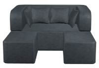 Canapea fara rama Tiara Caprice 4 Extra Dark Grey imaginea #1 — magazin online Desire.md