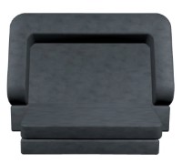 Canapea fara rama Tiara Terra Plus Dark Grey imaginea #4 — magazin online Desire.md