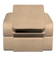 Fotoliu extensibil Tiara Terra Plus 1 Light Beige imaginea #2 — magazin online Desire.md