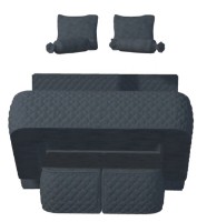 Canapea fara rama Tiara Elegance Dark Grey imaginea #2 — magazin online Desire.md