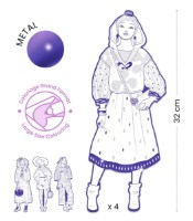 Carte de colorat pentru copii Djeco Zaho & Friends DJ09546 imaginea #3 — magazin online Desire.md