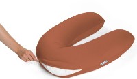Perna de maternitate Doomoo Buddy Tetra Jersey Terracotta (B82) imaginea #2 — magazin online Desire.md