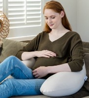 Подушка для беременных Doomoo Tetra Jersey Sand (B83) фото №3 — интернет-магазин Desire.md