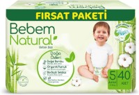 Scutece Bebem Natural Junior 5/40pcs imaginea #1 — magazin online Desire.md