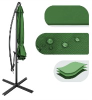 Зонт садовый TehnoWorker Marbella U1003V Green фото №6 — интернет-магазин Desire.md